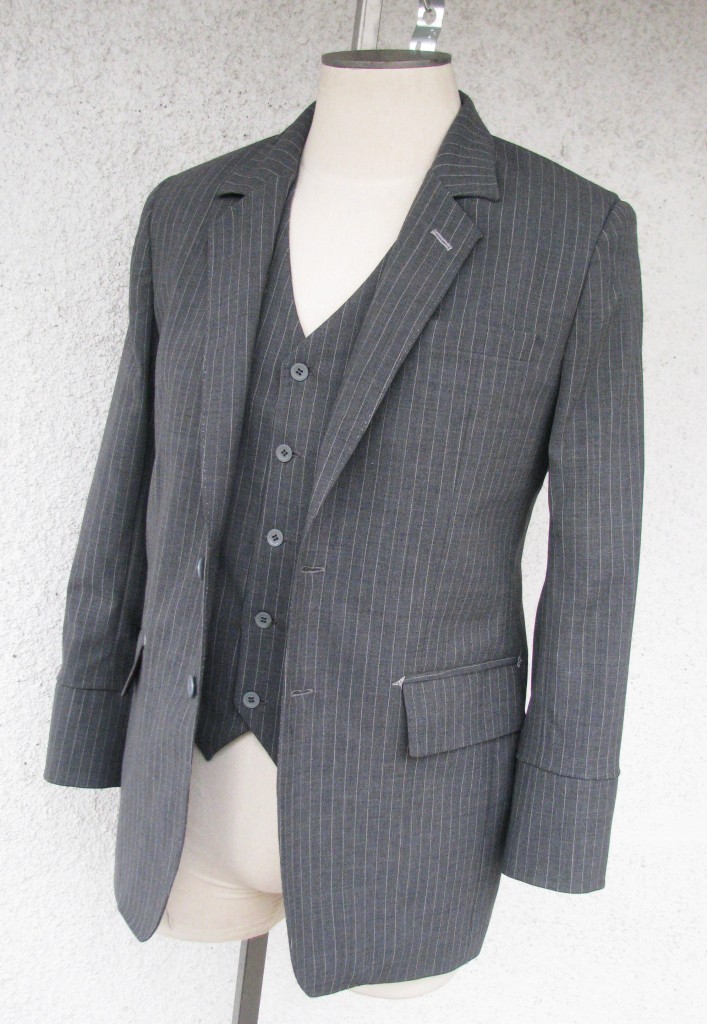 Grey Pin Stripe Suit
